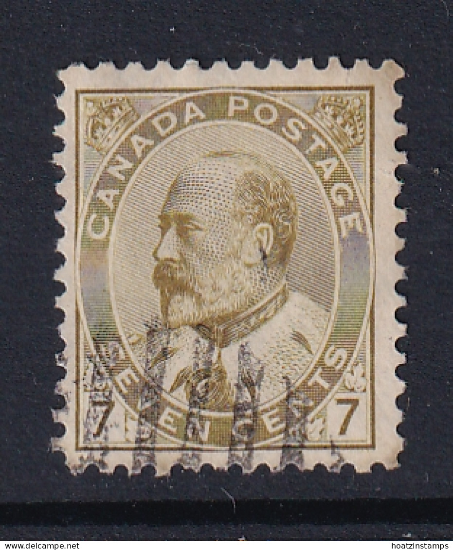 Canada: 1903/12   Edward    SG181    7c   Greenish Bistre      Used - Used Stamps