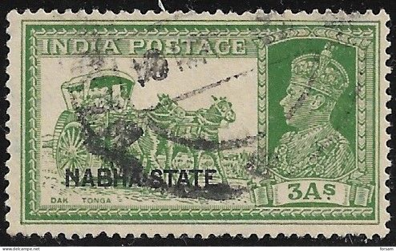 INDIA (NABHA)..1938..Michel # 72...used. - Nabha