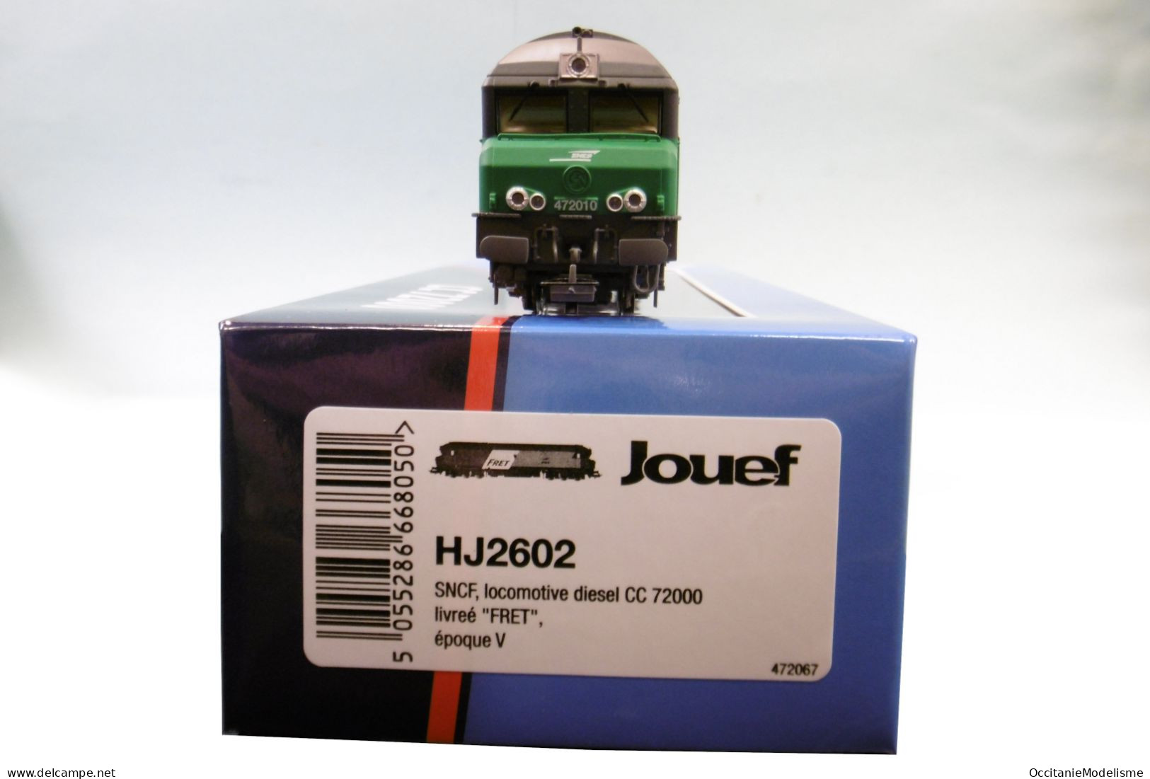 Jouef - Locomotive Diesel CC 472010 72000 FRET SNCF ép. V réf. HJ2602 Neuf HO 1/87