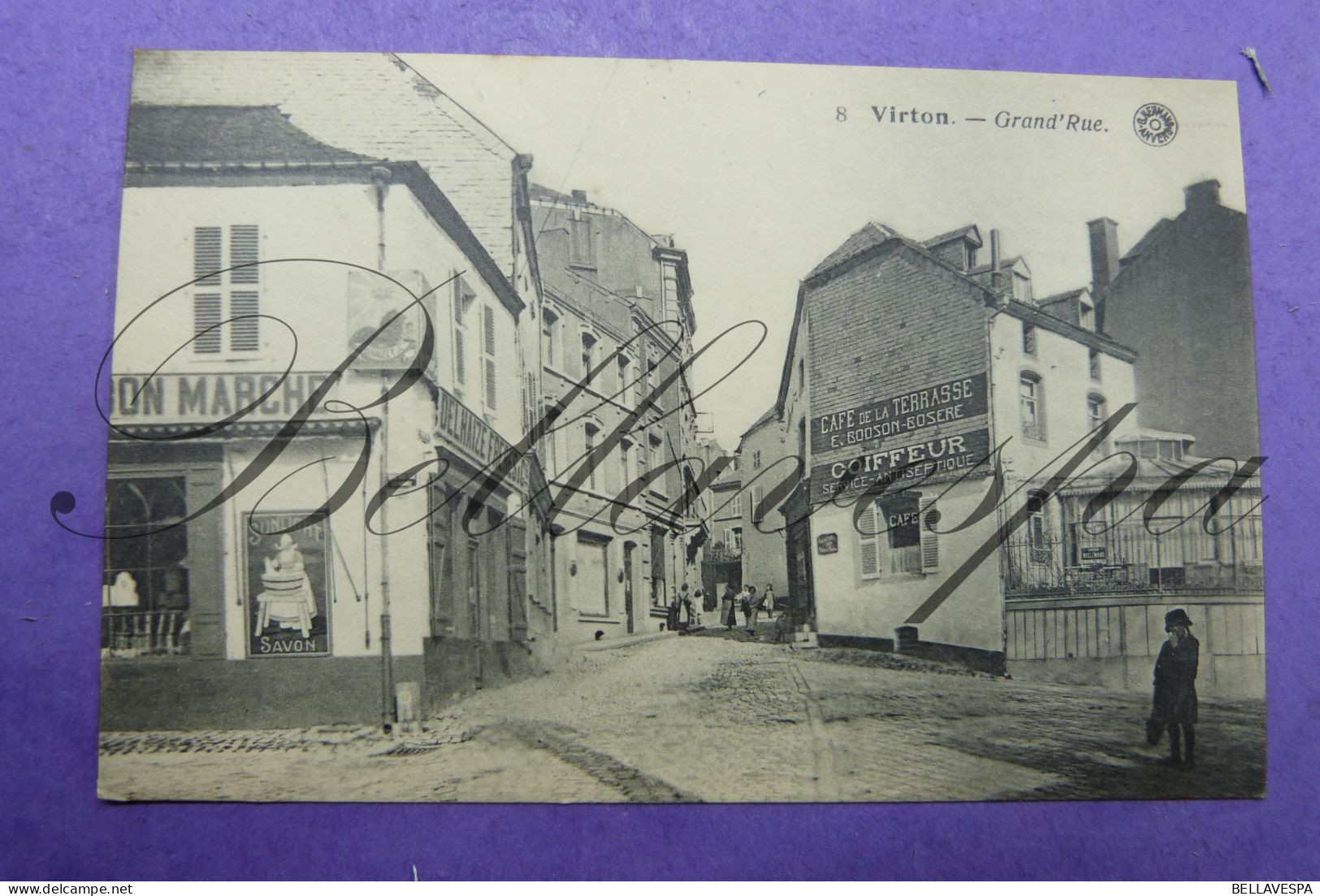 Virton Grand Rue Cafe Coiffeur  E.Booson -Bosere - Virton