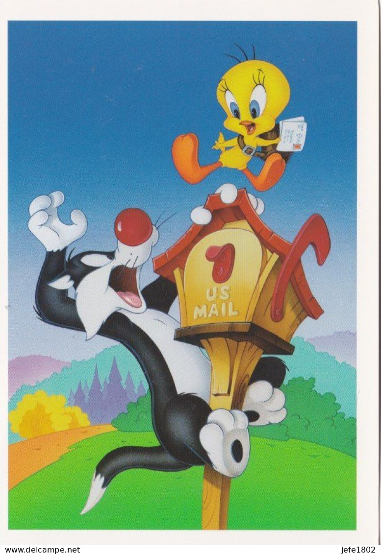 The 1998 Sylvester & Tweety Stamp On Postal Stationary - 2001-10