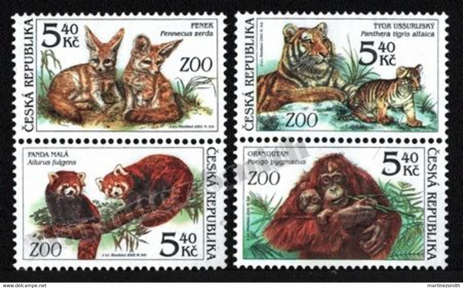 Czech Republic - Tcheque 2001 Yvert 281/ 84 Nature Protection - Zoo Animals  - MNH - Sonstige & Ohne Zuordnung