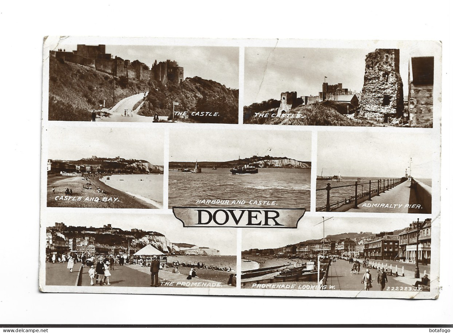 CPA     DOVER MULTIVUES   (voir Timbre) - Dover