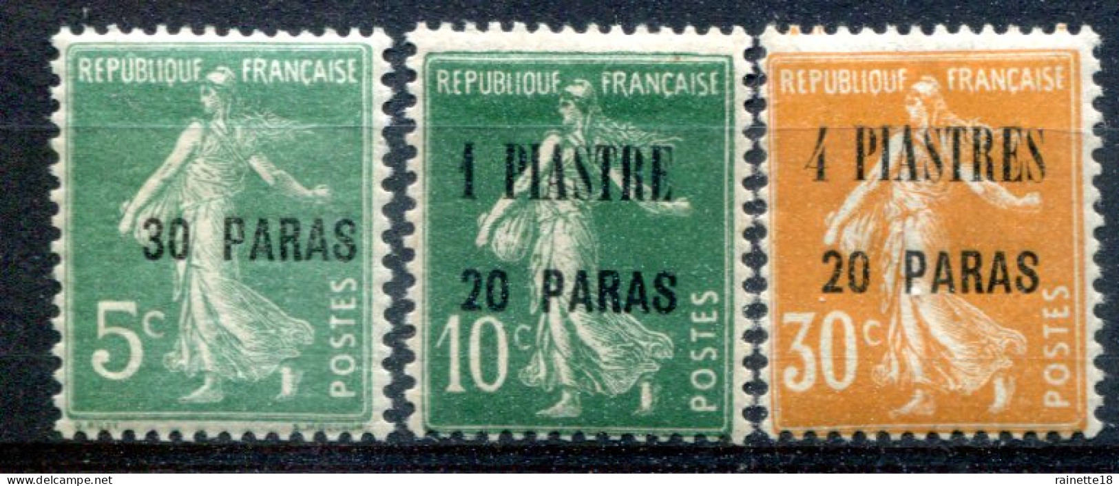 Levant              28 * - 31 * - 33 * - Unused Stamps