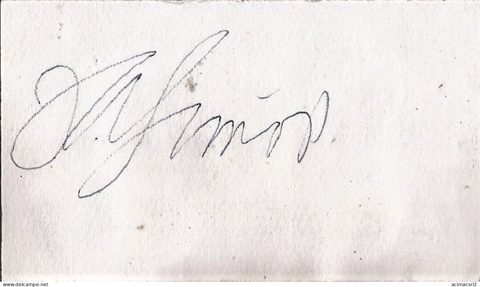 3332 Opera Cinema Or Theater / Card With Unidentified Autograph 9,5x5,5cm Circa 1940' - Zangers & Muzikanten