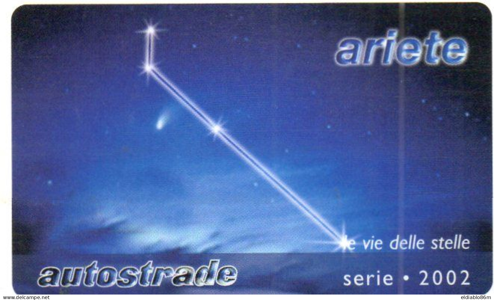 ITALY - VIACARD (HIGHWAY CARD) - CONSTELLATON - ARIES - Sonstige & Ohne Zuordnung