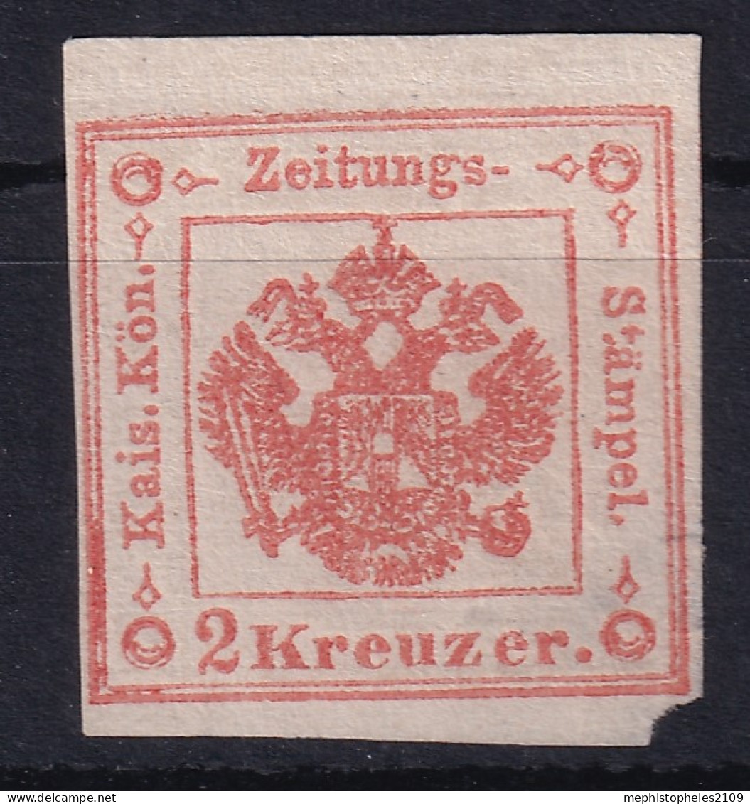 AUSTRIA - LOMBARDO-VENEZIA 1858 - MNH - ANK LV2 - Zeitungsstempelmarke 2kr - Unused Stamps