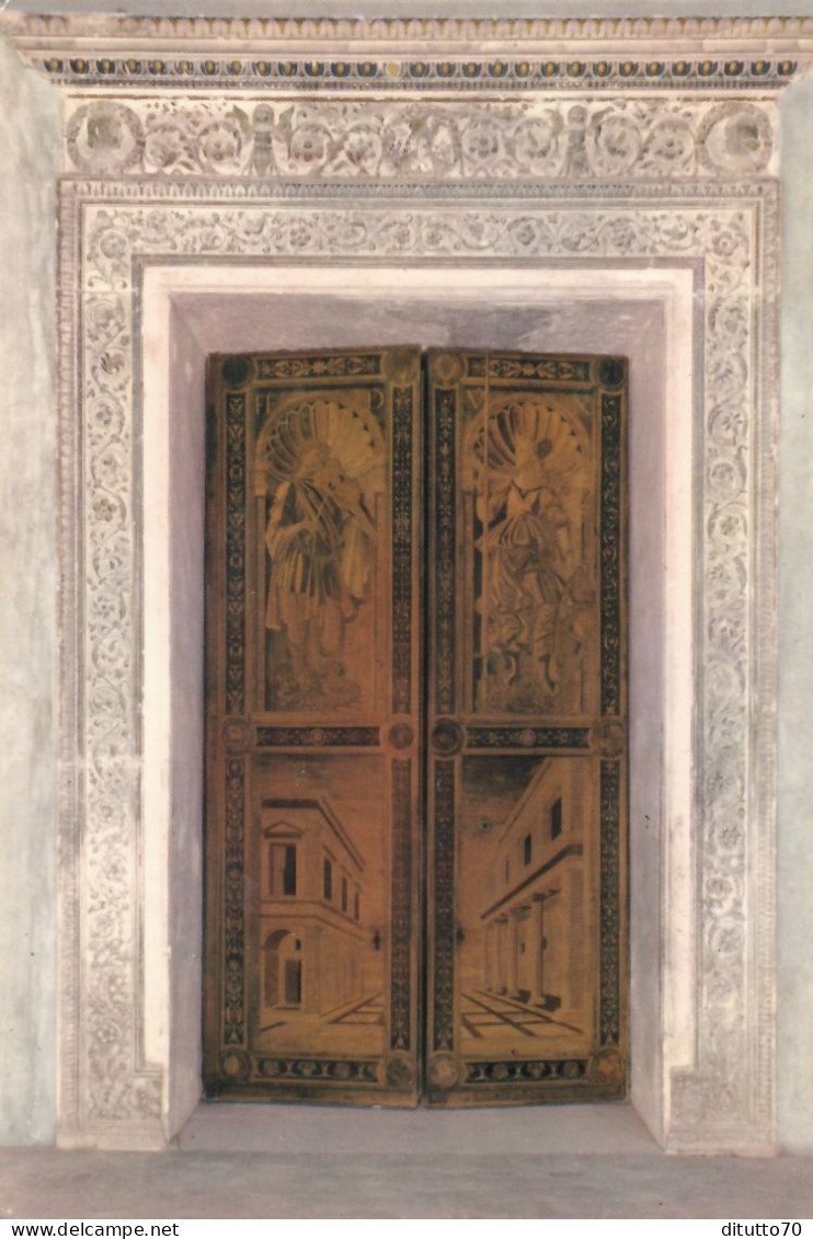 Urbino - Palazzo Ducale - Sala Degli Angeli - Porta Con Apollo E Pallade - Formato Grande Non Viaggiata – FE390 - Urbino