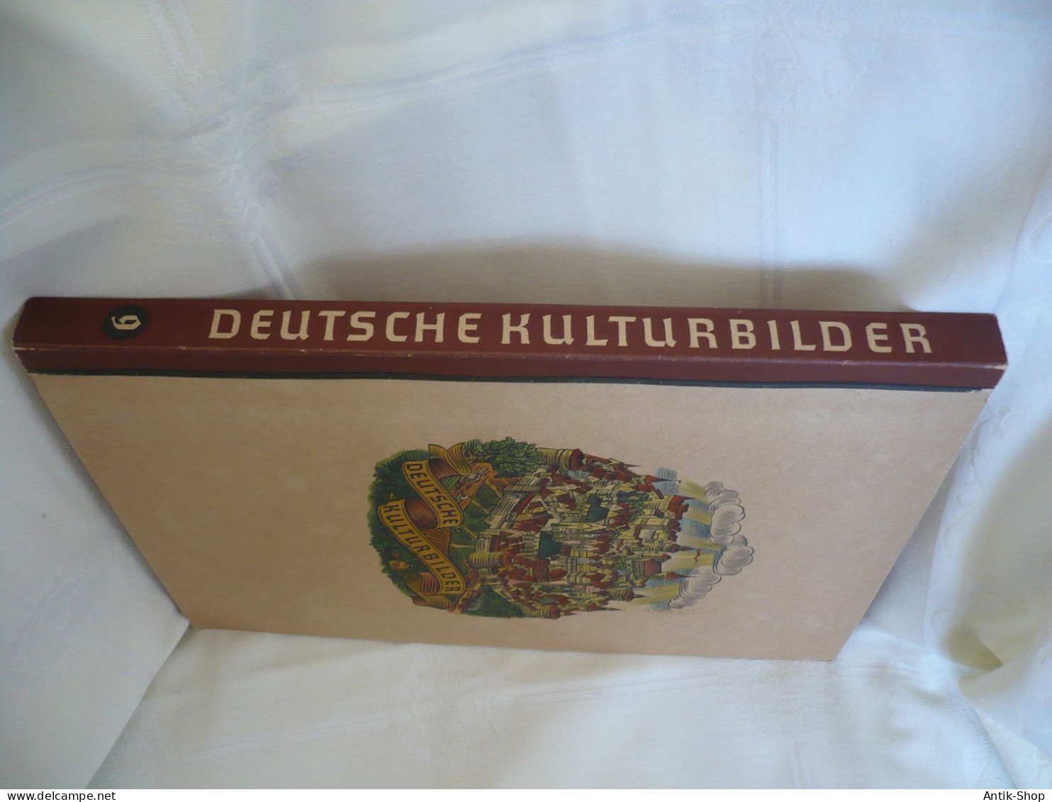 Sammelalbum "Deutsche Kulturbider" Von 1934 In Schutzkarton - Komplett (1120) - Collezioni