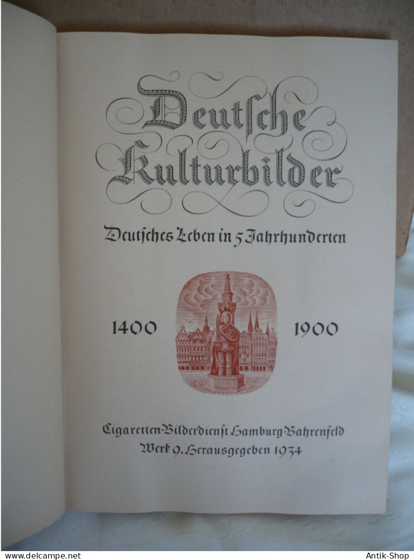 Sammelalbum "Deutsche Kulturbider" Von 1934 In Schutzkarton - Komplett (1120) - Colecciones