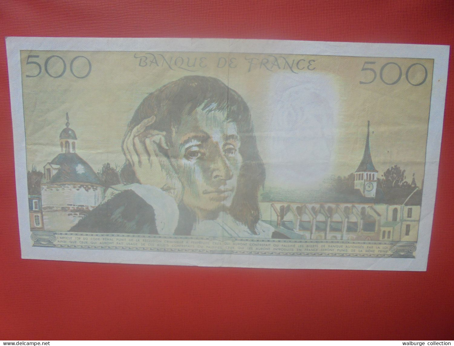 FRANCE 500 FRANCS 1988 Préfix V.279 Circuler (B.18) - 500 F 1968-1993 ''Pascal''