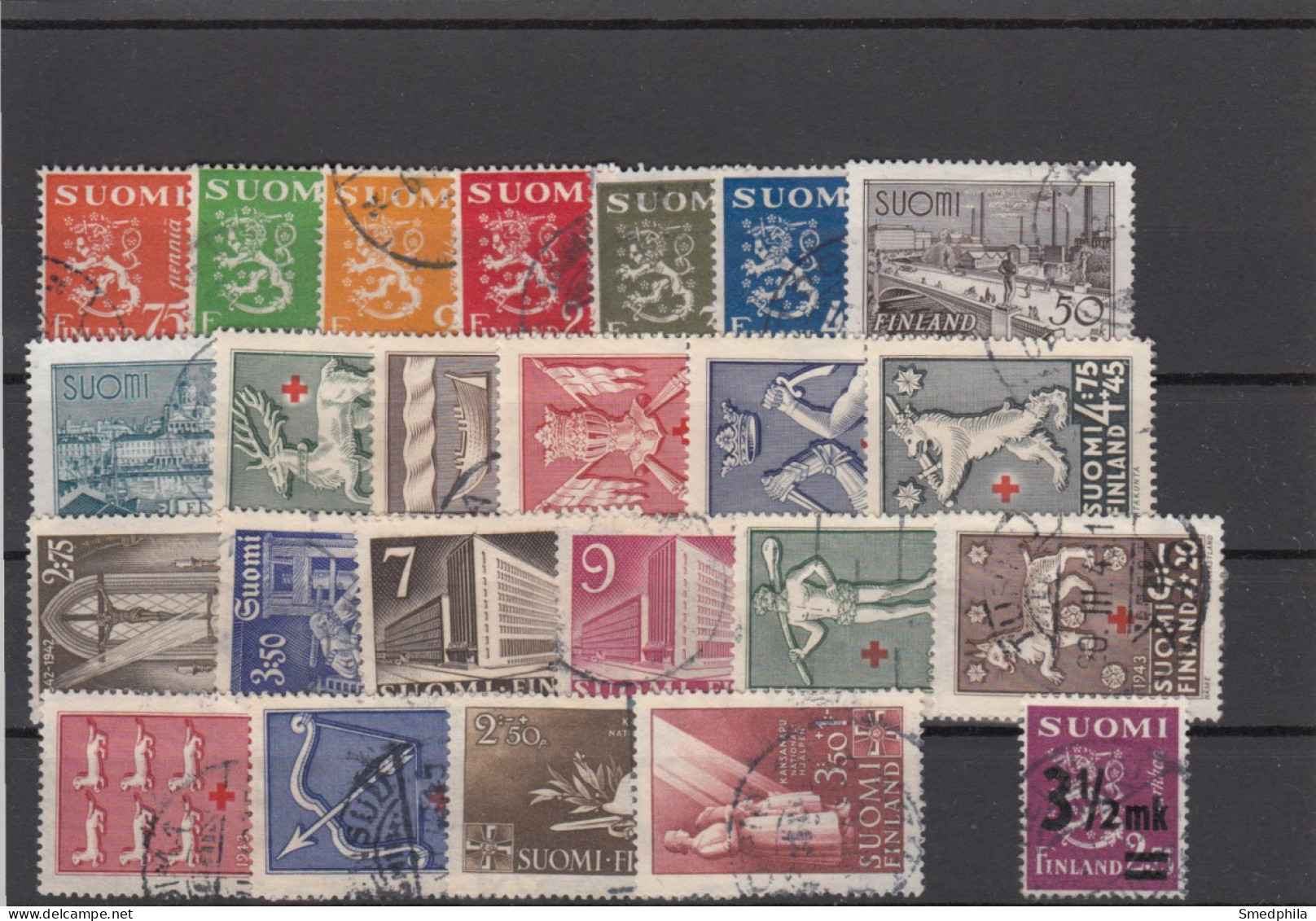 Finland 1942-1943 - Full Years Used - Annate Complete