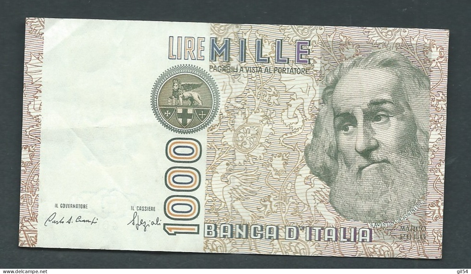 Italie -1000 Lire "M.Polo" / / 06/01/1982  -  IE 409289 R- Laura 10603 - 1.000 Lire