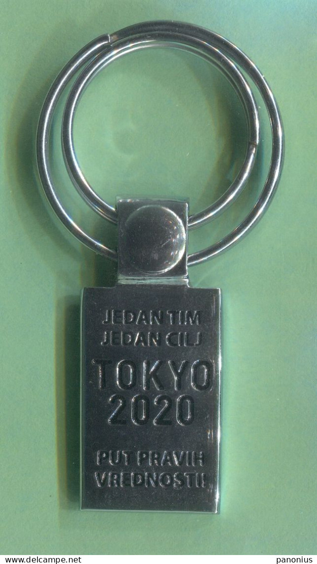 Olympic / Olympiade, Tokyo - Serbia ( Srbija )  NOC National Olympic Committee, Keychain / Pendant - Bekleidung, Souvenirs Und Sonstige