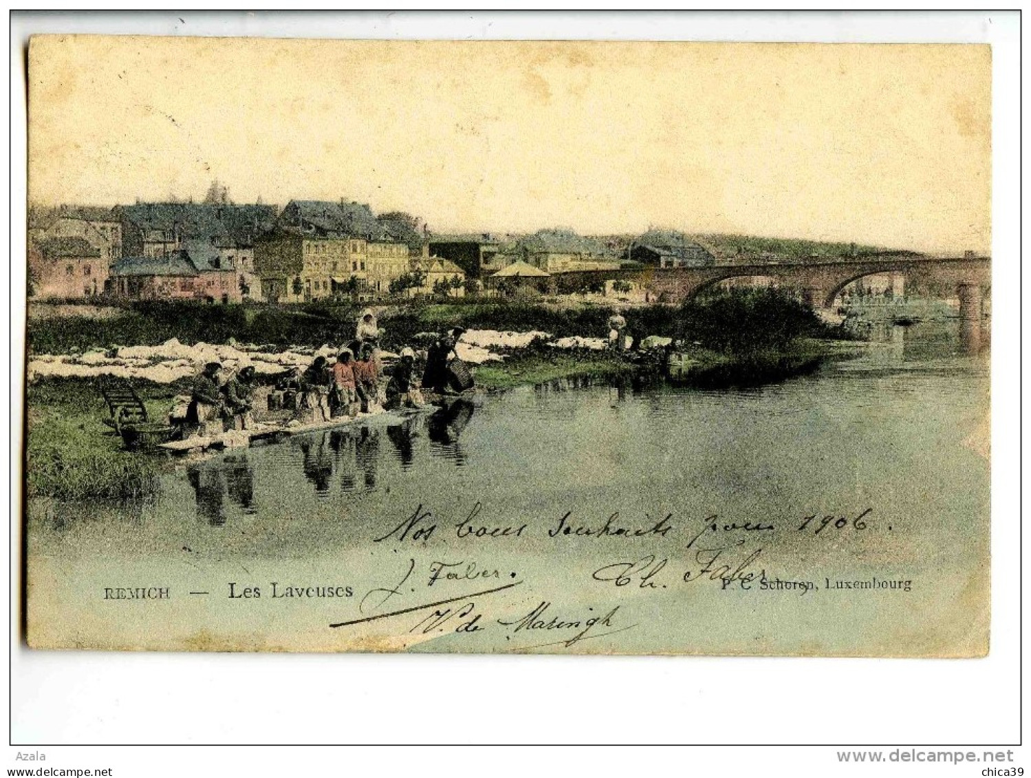 17542   -   Remich   -   Les Laveuses - Remich