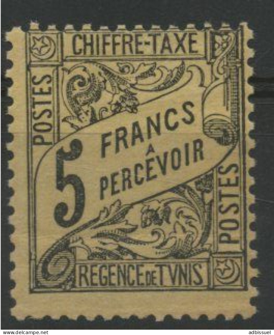 TUNISIE Timbre Taxe N° 35 Neuf * (MH) COTE 76 € Voir Description - Timbres-taxe