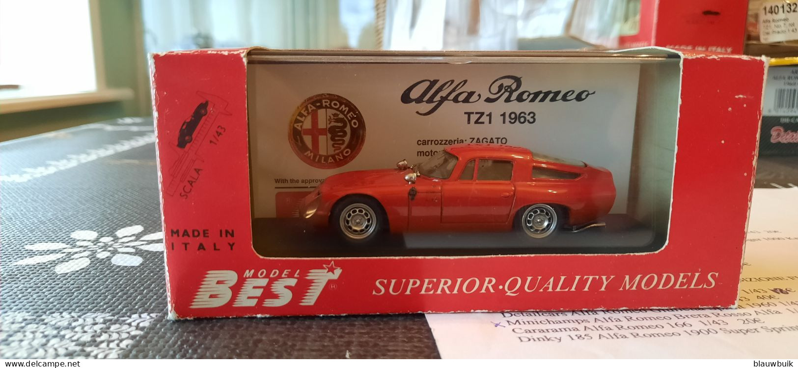 Best Alfa Romeo TZ 1 1963 PROVA 1/43