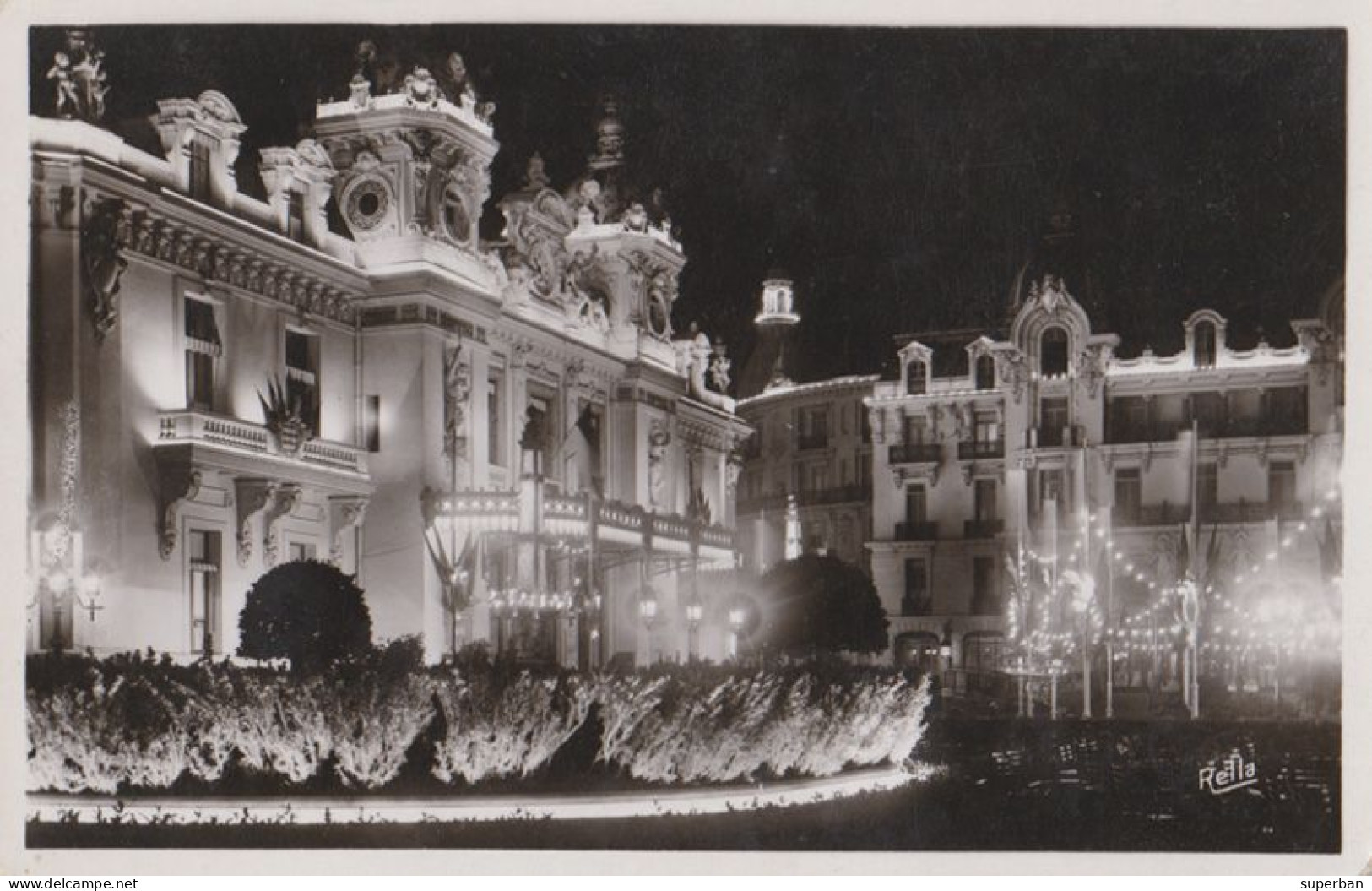 MONACO - TIMBRE DE RECOUVREMENT (1 FC) SURCHARGÉ : POSTES - SEUL SUR LETTRE / CARTE POSTALE - 1938 (al873) - Briefe U. Dokumente