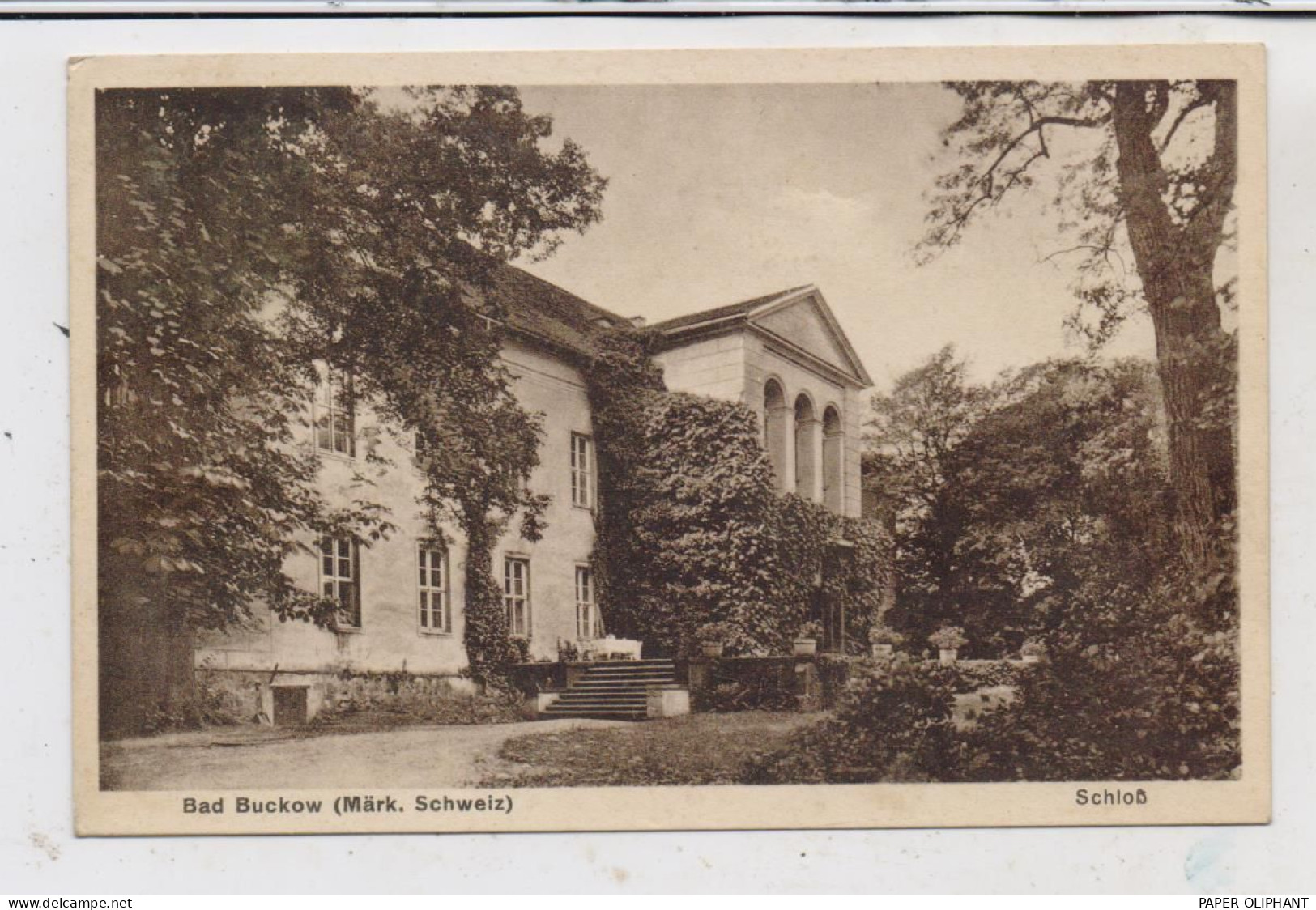 0-1276 BAD BUCKOW, Schloß, Verlag Meyerheim - Berlin - Buckow