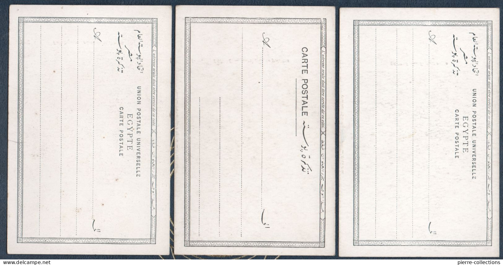 Egypte - Lot de 14 cartes postales anciennes - Palais - Femmes - Postes - métiers - bateaux