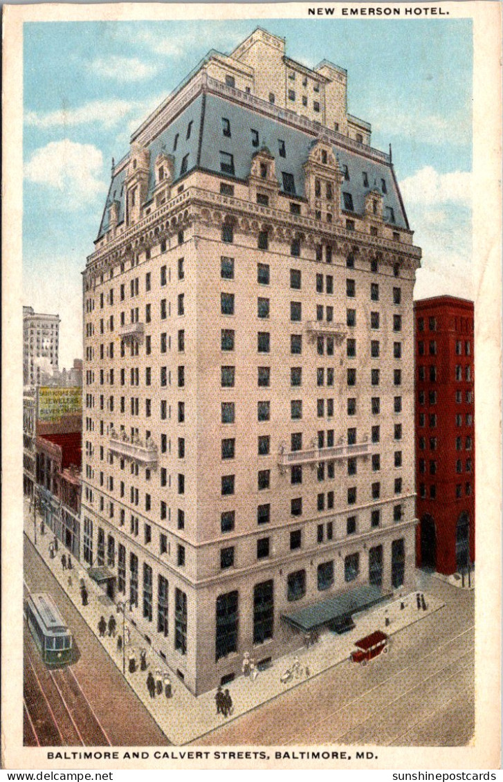 Maryland Baltimore New Emerson Hotel 1918 - Baltimore