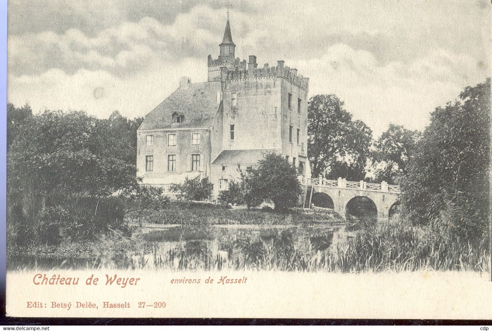 Cpa Chateau De Weyer - Hoeselt