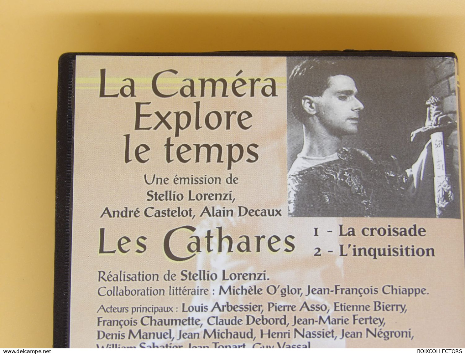 Coffret 2 Cassettes VHS - « LES CATHARES » Stellio Lorenzi, Castelot, Decaux 1994 - Histoire