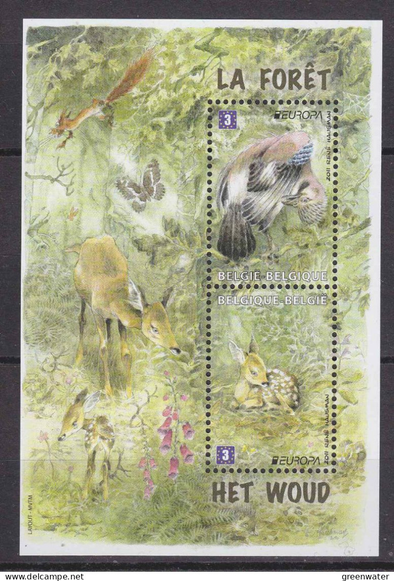 Europa Cept 2011 Belgium M/s ** Mnh (48780) - 2012