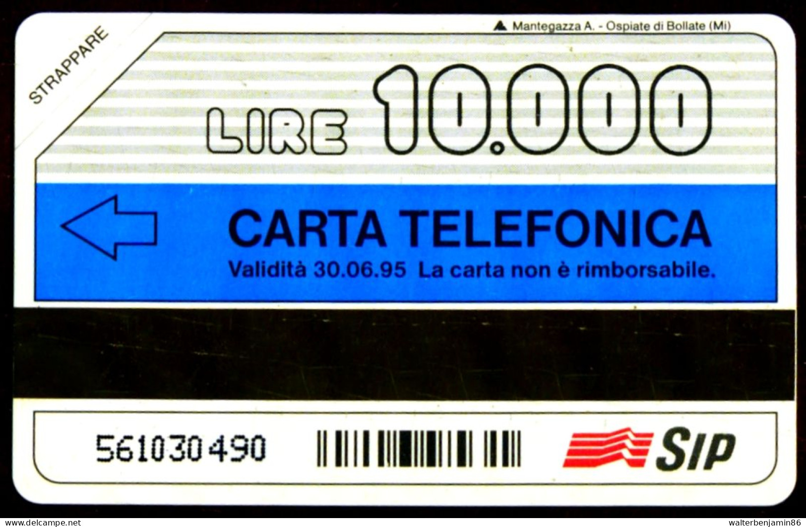 G 266 C&C 2304 SCHEDA TELEFONICA NUOVA MAGNETIZZATA FAO 10.000 L. VARIANTE FALLA BIANCA - Fouten & Varianten
