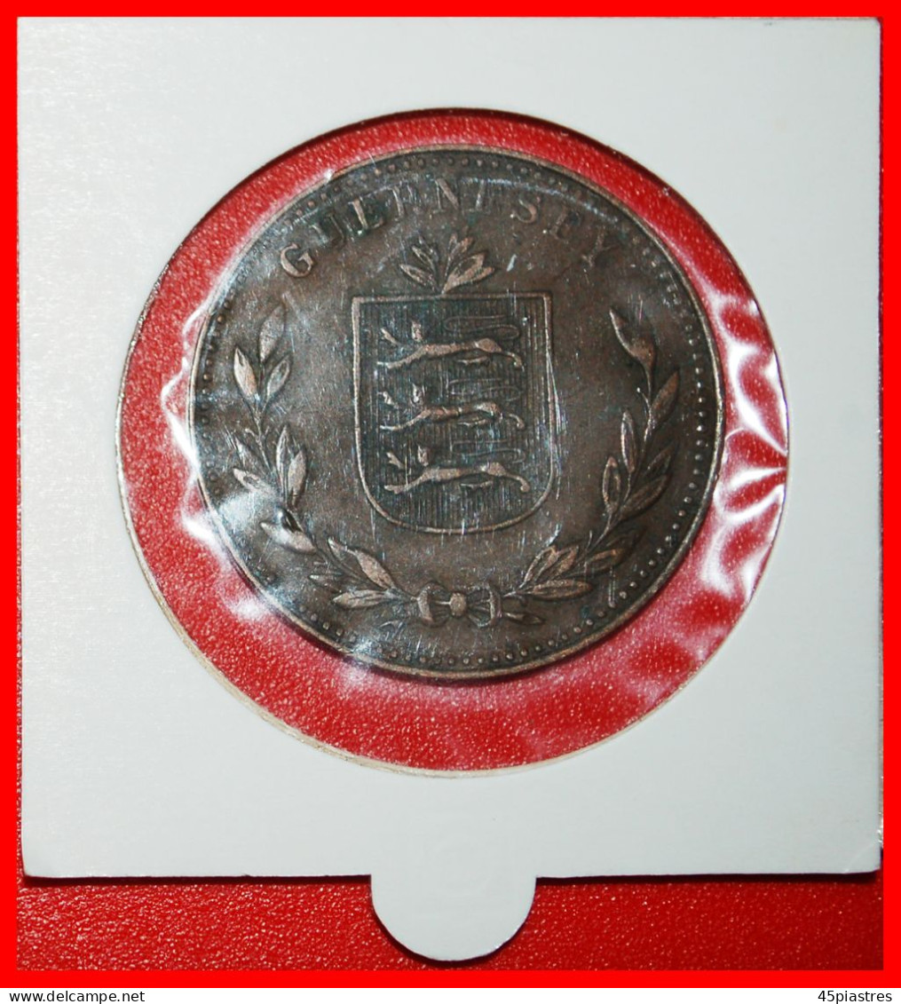 * GREAT BRITAIN (1914-1949): GUERNESEY GUERNSEY  8 DOUBLES 1934H DIE A! IN HOLDER!·  LOW START · NO RESERVE! - Guernesey