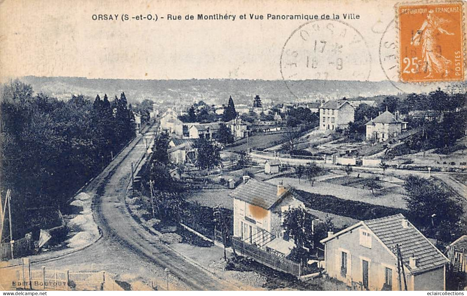 Orsay          91         Rue De Montlhéry Et Vue Panaoramique         (voir Scan) - Orsay