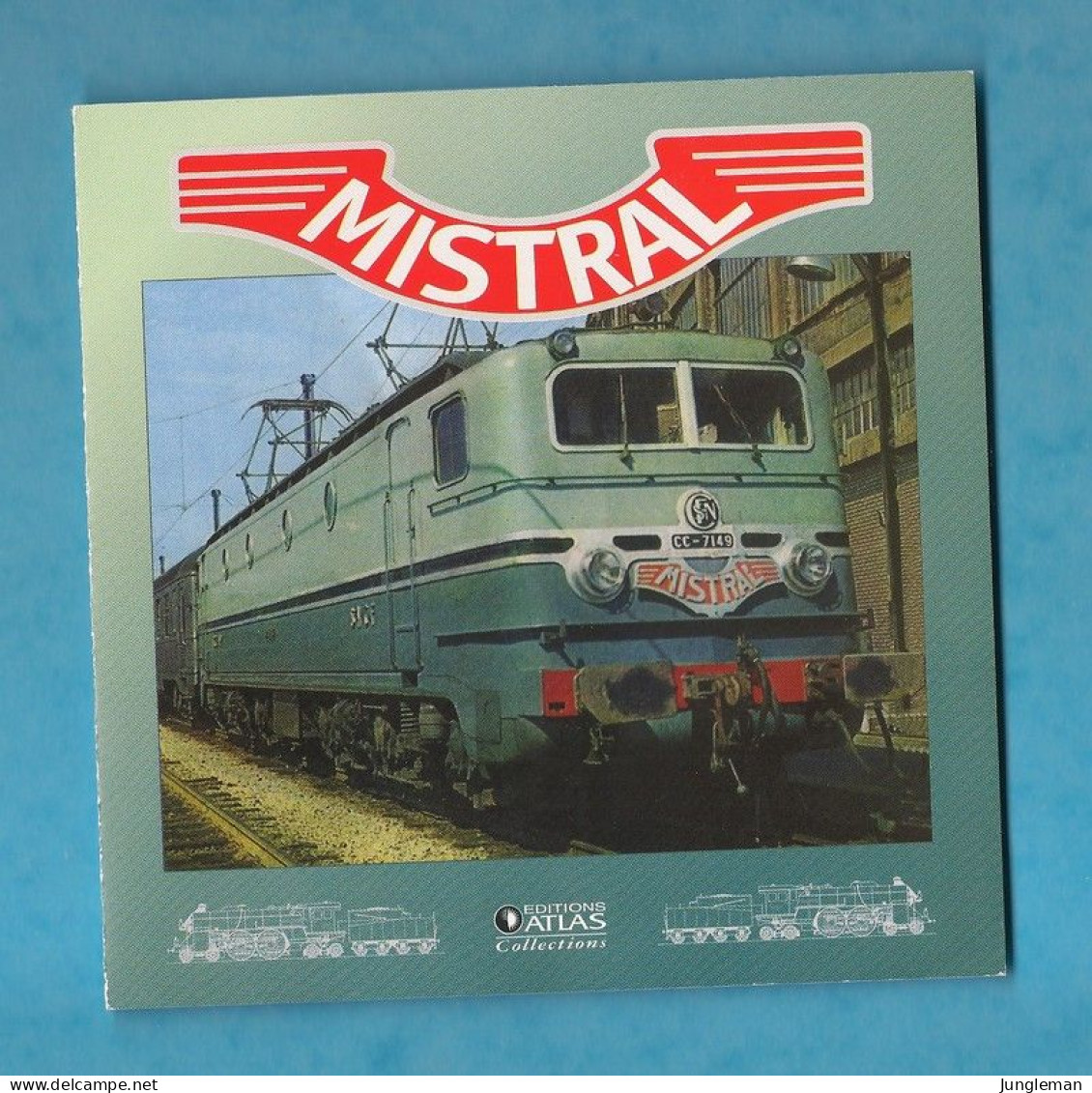Train Miniature - Le Mistral - Collection Atlas - Echelle 1/220 - Dans Sa Boite D'origine - Avec Notice Explicative - Loks