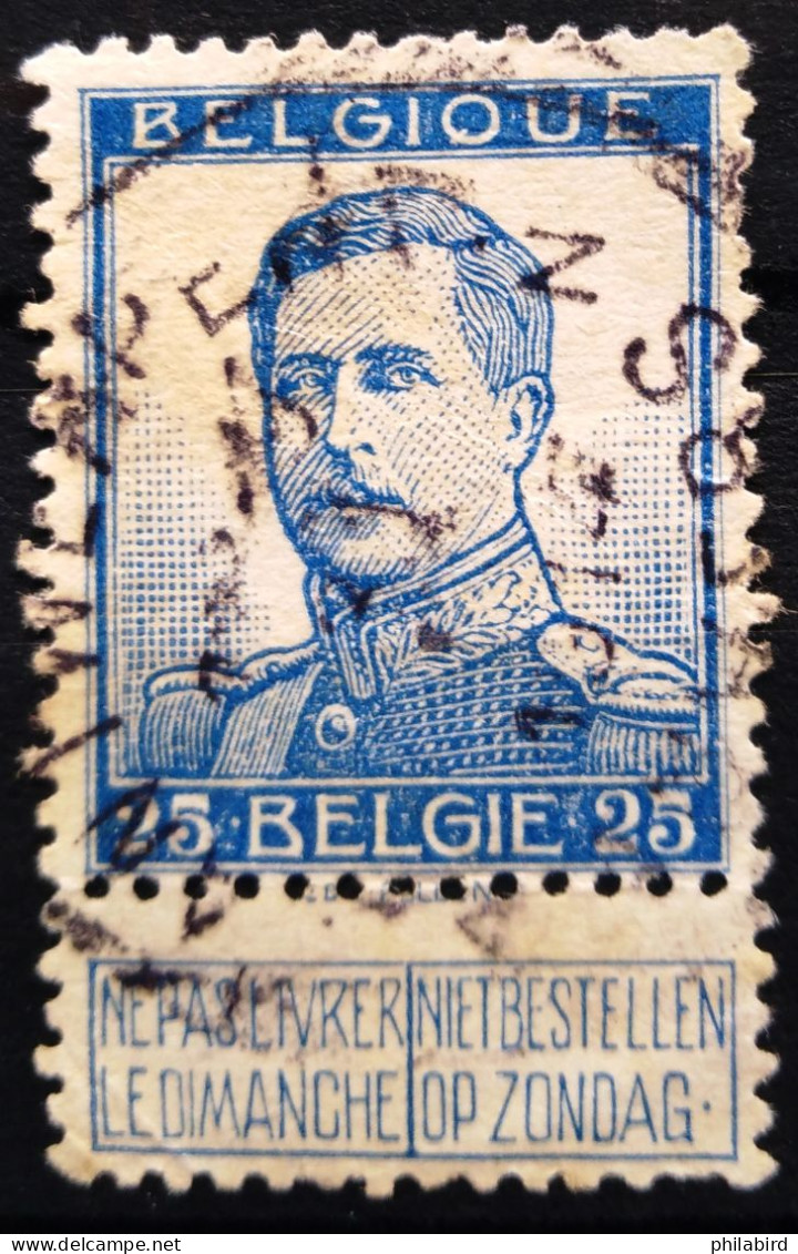 BELGIQUE                    N° 120                       OBLITERE - 1915-1920 Albert I.