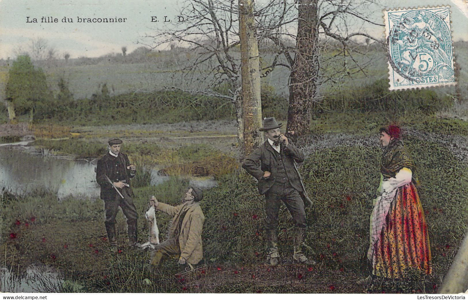 FOLKLORE - La Fille Du Braconnier  - Carte Postale Ancienne - Autres & Non Classés