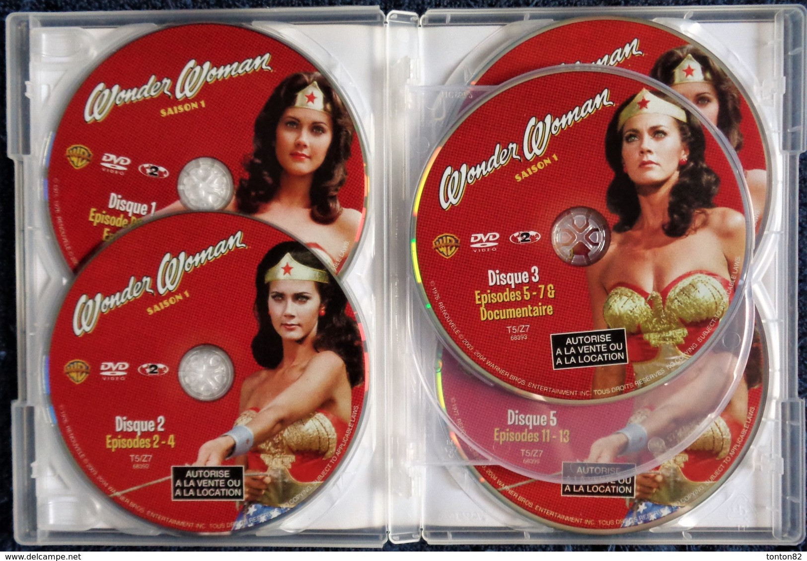 WONDER WOMAN - Première Saison - 5 DVD - 13 épisodes . - TV-Serien