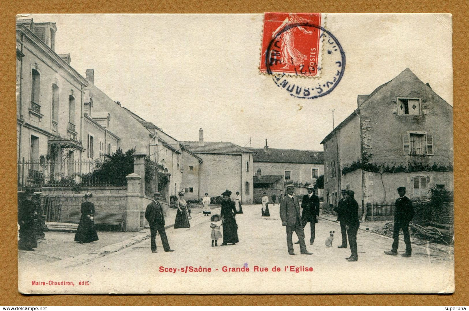 SCEY-SUR-SAÔNE  (70) : " GRANDE RUE DE L'EGLISE " - Scey-sur-Saône-et-Saint-Albin