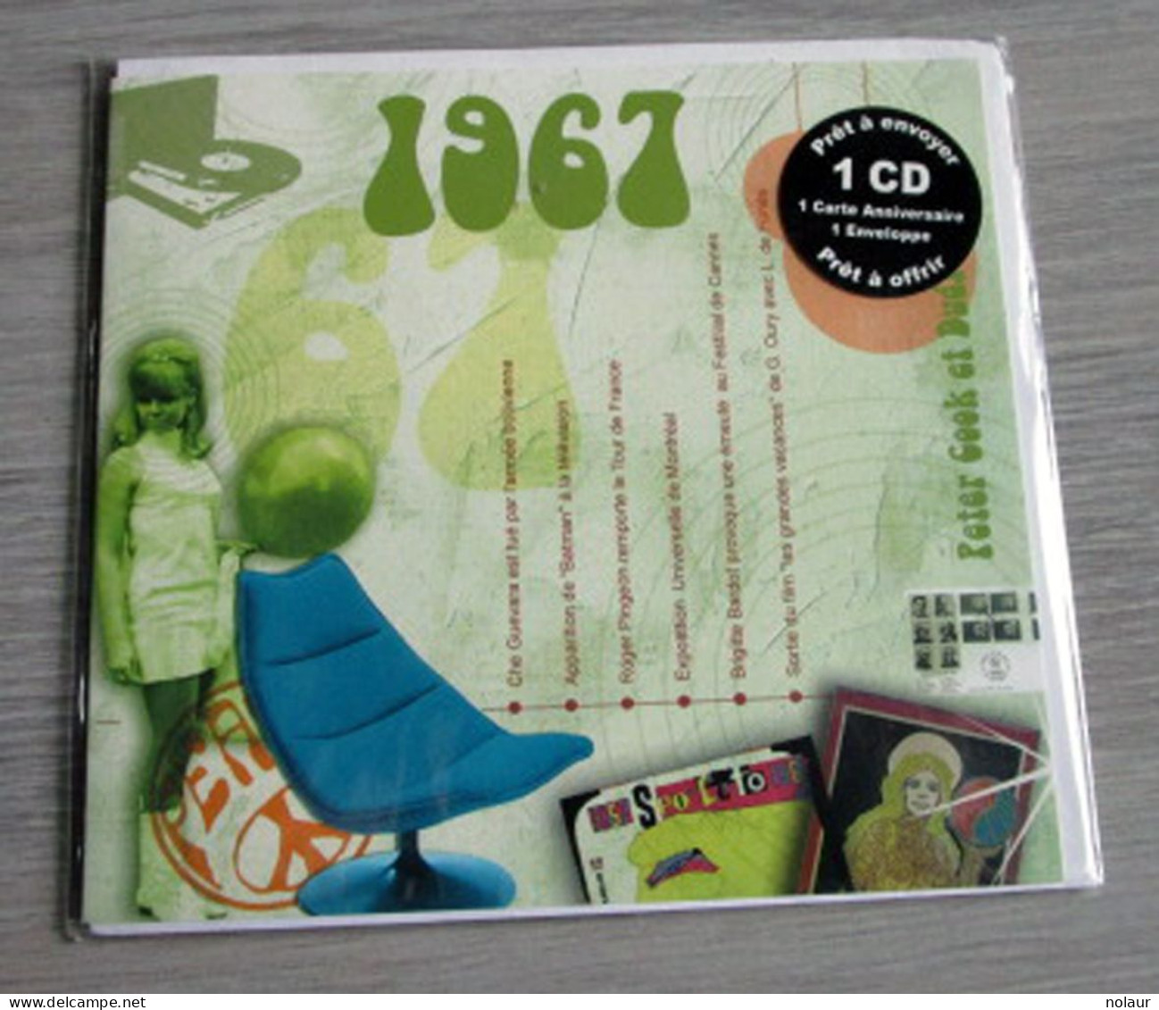 Hits De 1967 CD + Carte D'anniversaire Et  Enveloppe - Autres - Musique Anglaise