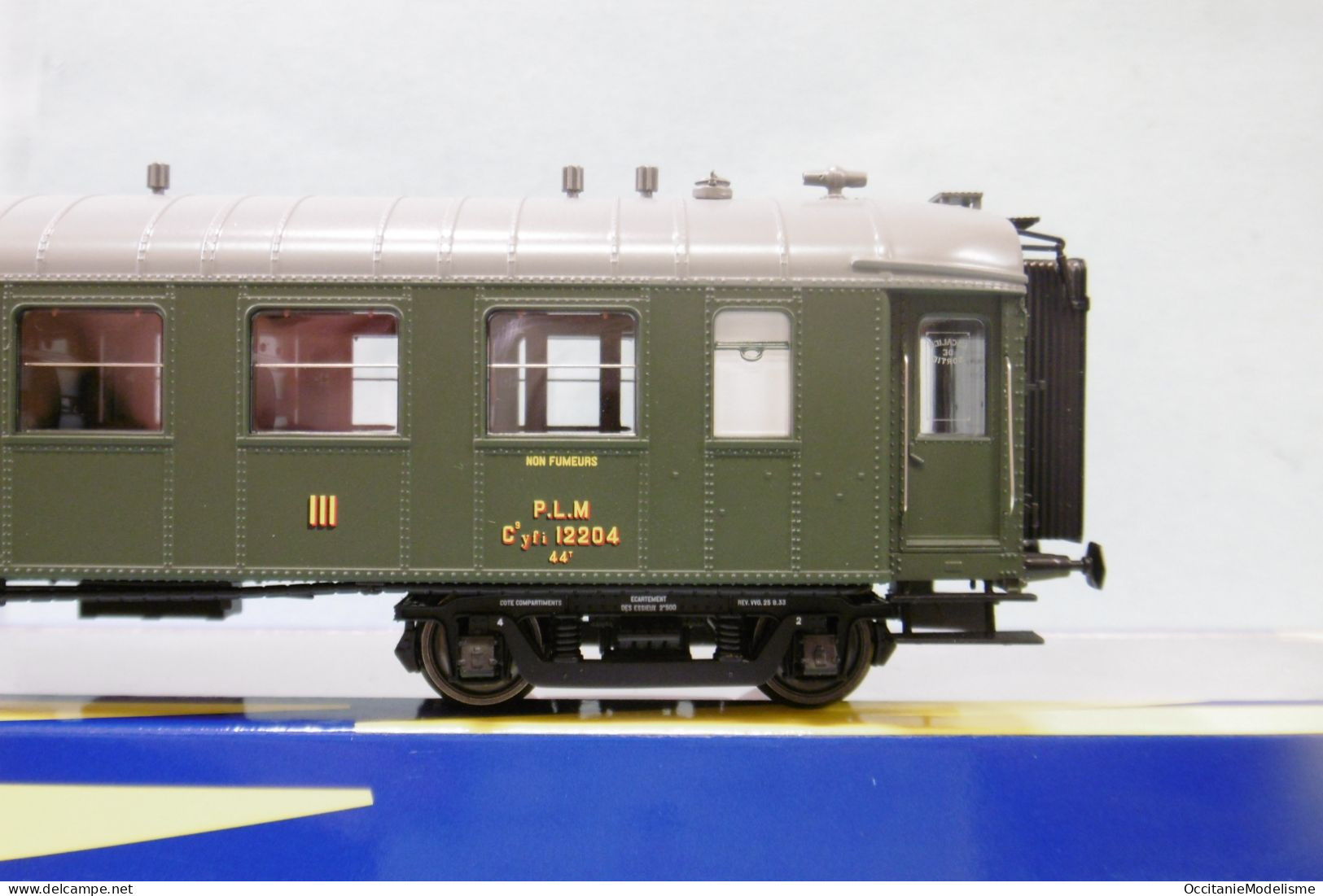 REE - Voiture OCEM RA PLM C9 Ep. II Réf. VB-265 Neuf NBO HO 1/87 - Passenger Trains