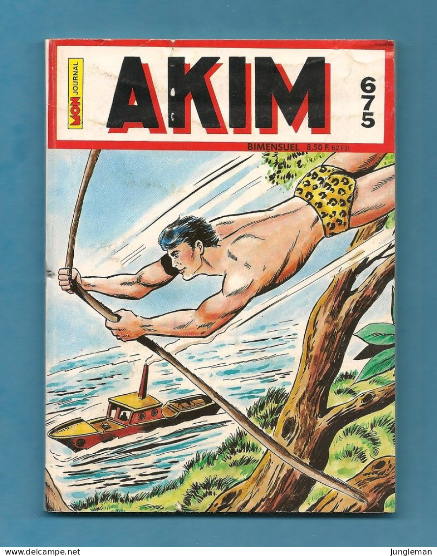 Akim N° 675 - 1ère Série - Editions Aventures Et Voyages - Avec En + Mark Trail Et Katanga Joe - Septembre 1987 - BE - Akim