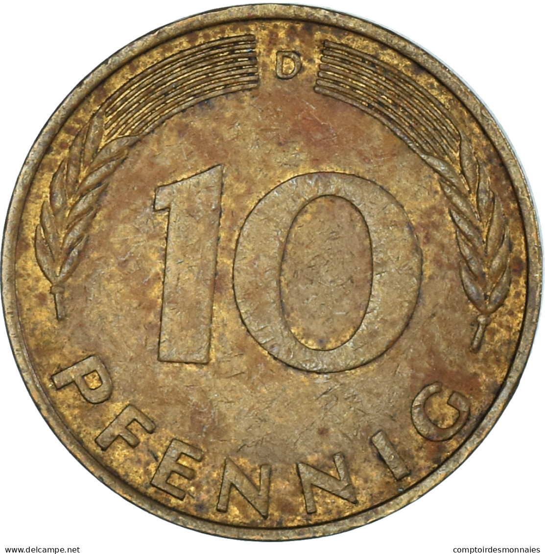 Monnaie, Allemagne, 10 Pfennig, 1976 - 10 Pfennig
