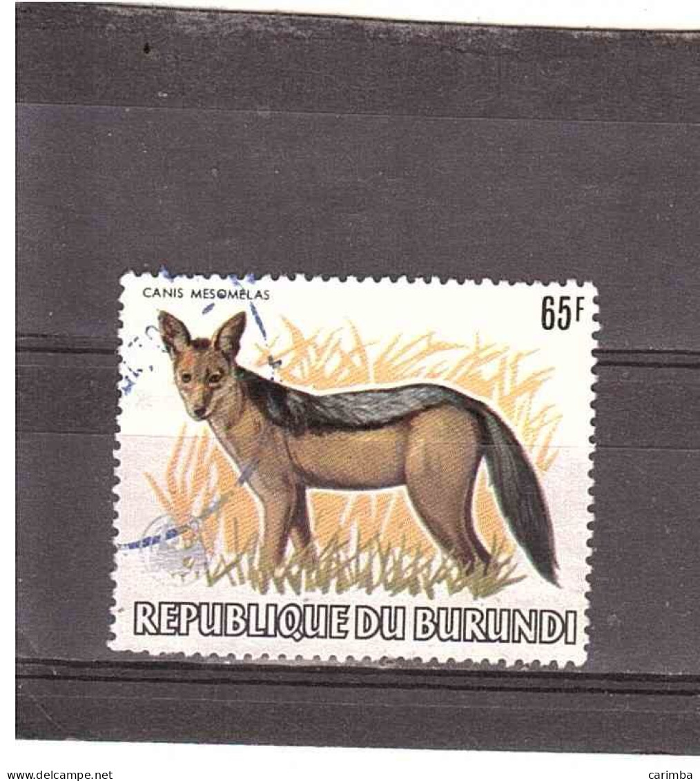 BURUNDI 1983 CANIS MESOMELAS - Oblitérés