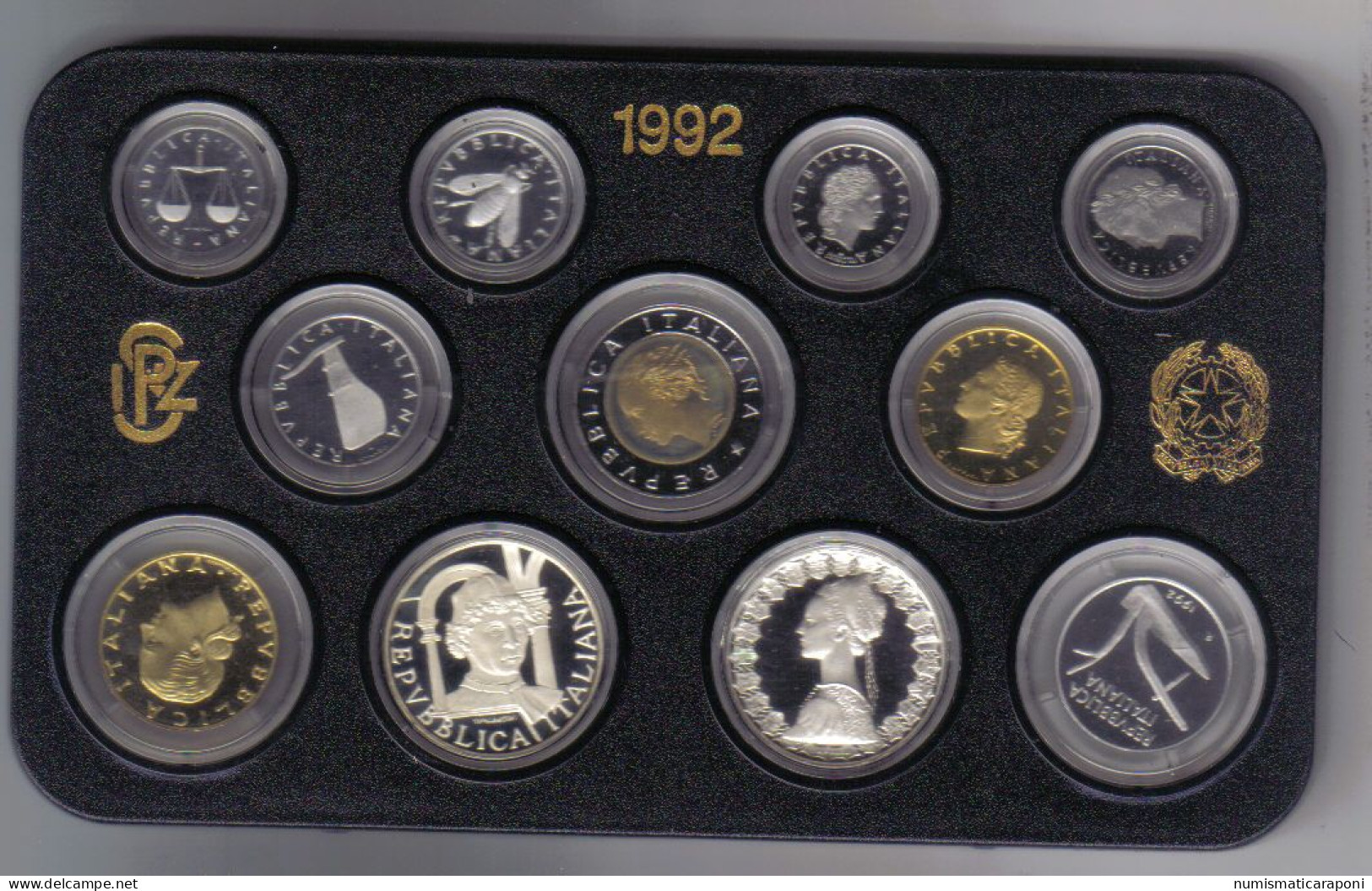 Italia Italy 1992 Divisionale Proof Confezione Esterna Assente O Rovinata - Mint Sets & Proof Sets