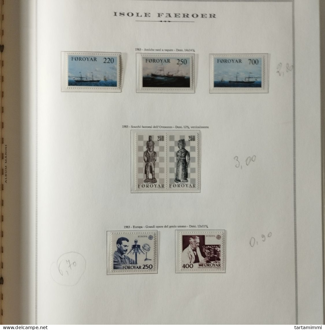 FAEROER EUROPA ACCUMULATION MNH MINISHEET SHEETS SOME DOUBLES SETS