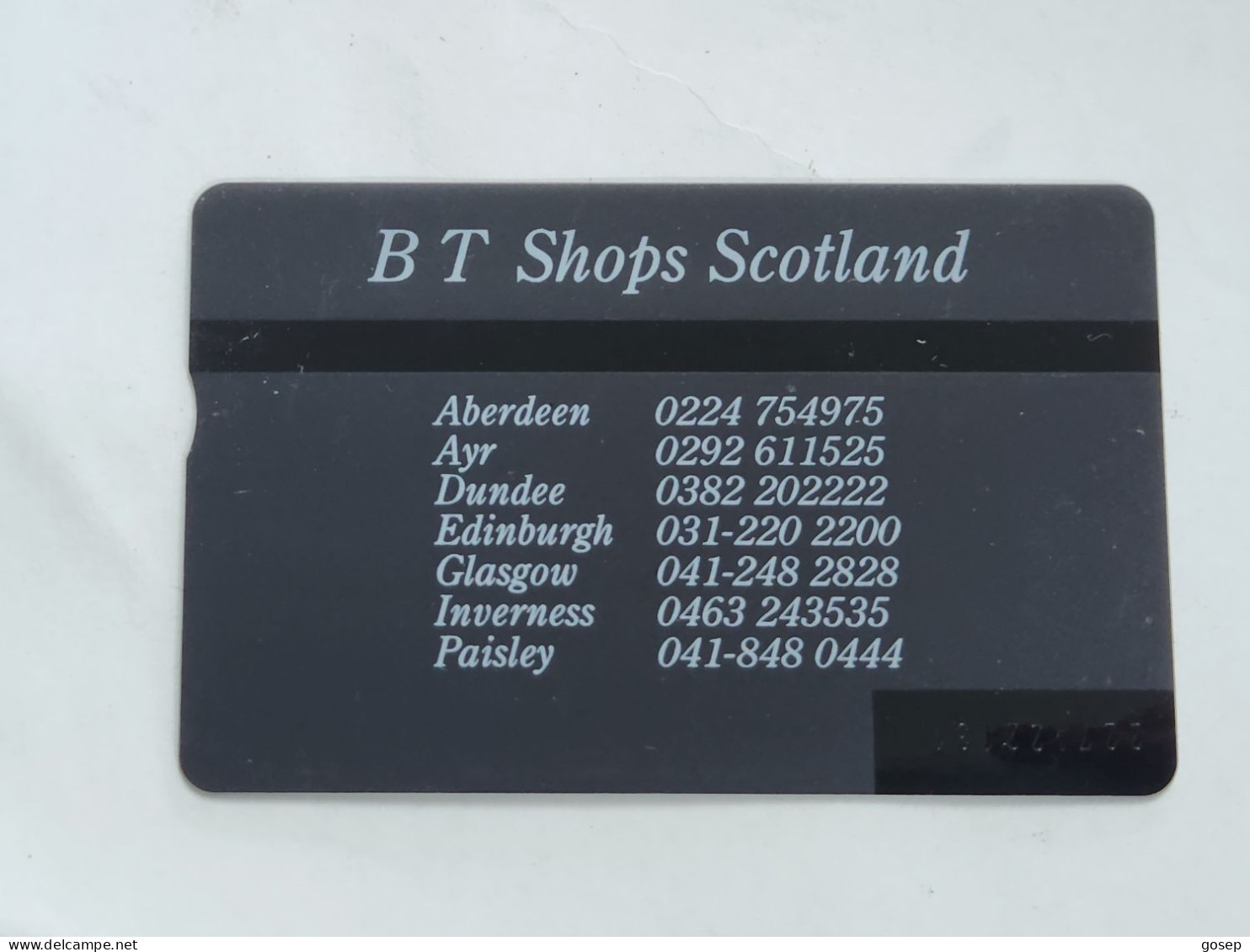 United Kingdom-(BTI035)-BT-shops In Scotland-(39)-(20units)(227A21725)(tirage-7.315)price Cataloge-6.00£-mint) - BT Internal Issues