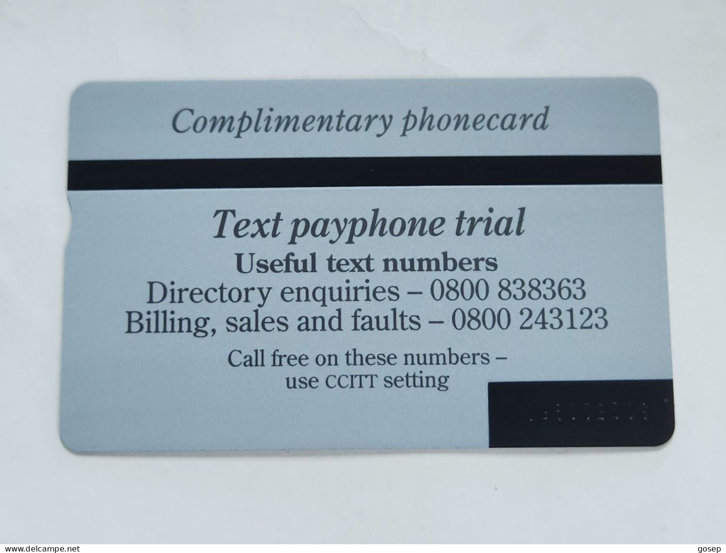 United Kingdom-(BTI044)-TEXT PAYPHONE TRIAL-(47)-(20units)(302E23950)(tirage-4.000)price Cataloge-6.00£-mint) - BT Internal Issues