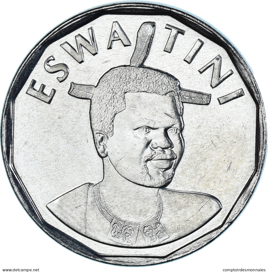 Monnaie, Eswatini, 50 Cents, 2018, ESWATINI, SPL, Acier Inoxydable - Swaziland