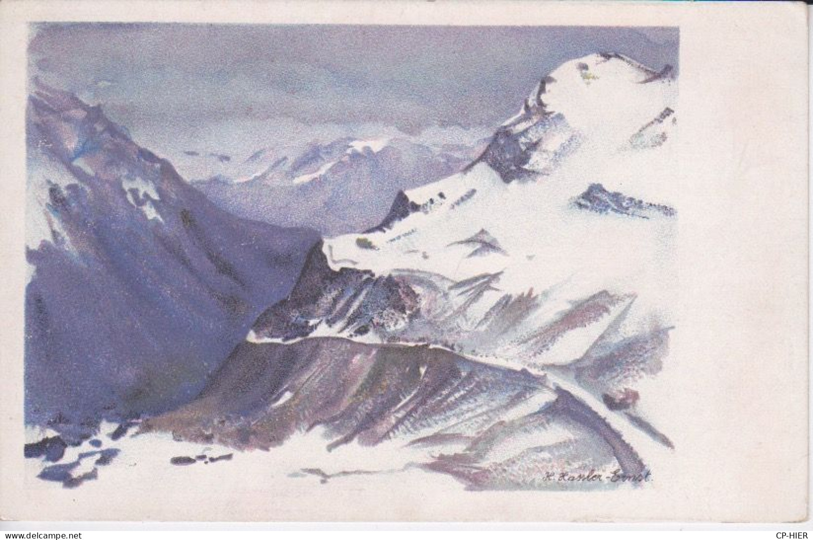 SUISSE - SCHWEIZ - SWITZERLAND - ILLUSTRATEUR H. HASSLER ERNST - KLAUSENPASS + CACHET POSTAL LIESTAL 1911 - Liestal