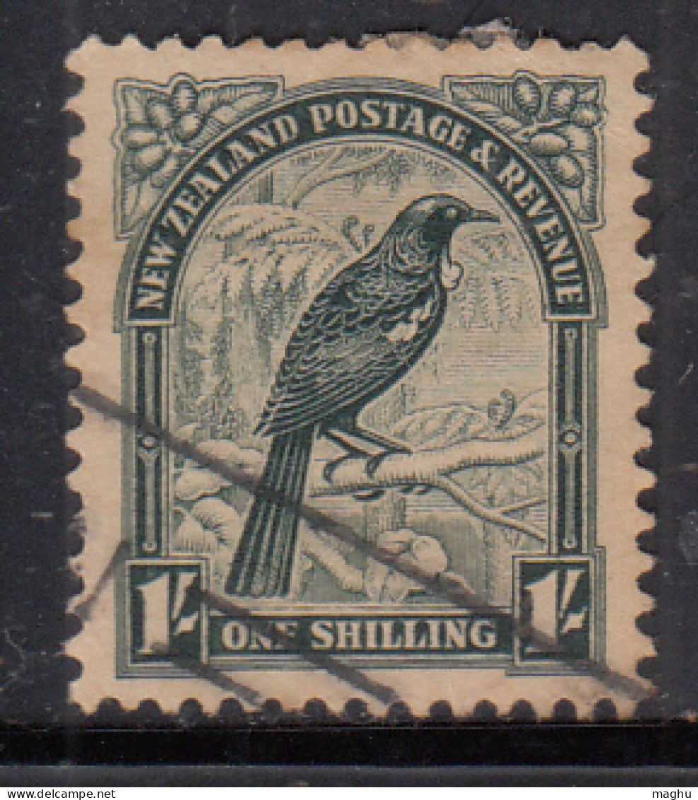 1s Used 1936 Parson Bird New Zealand, Wmk Multi.  - Gebraucht