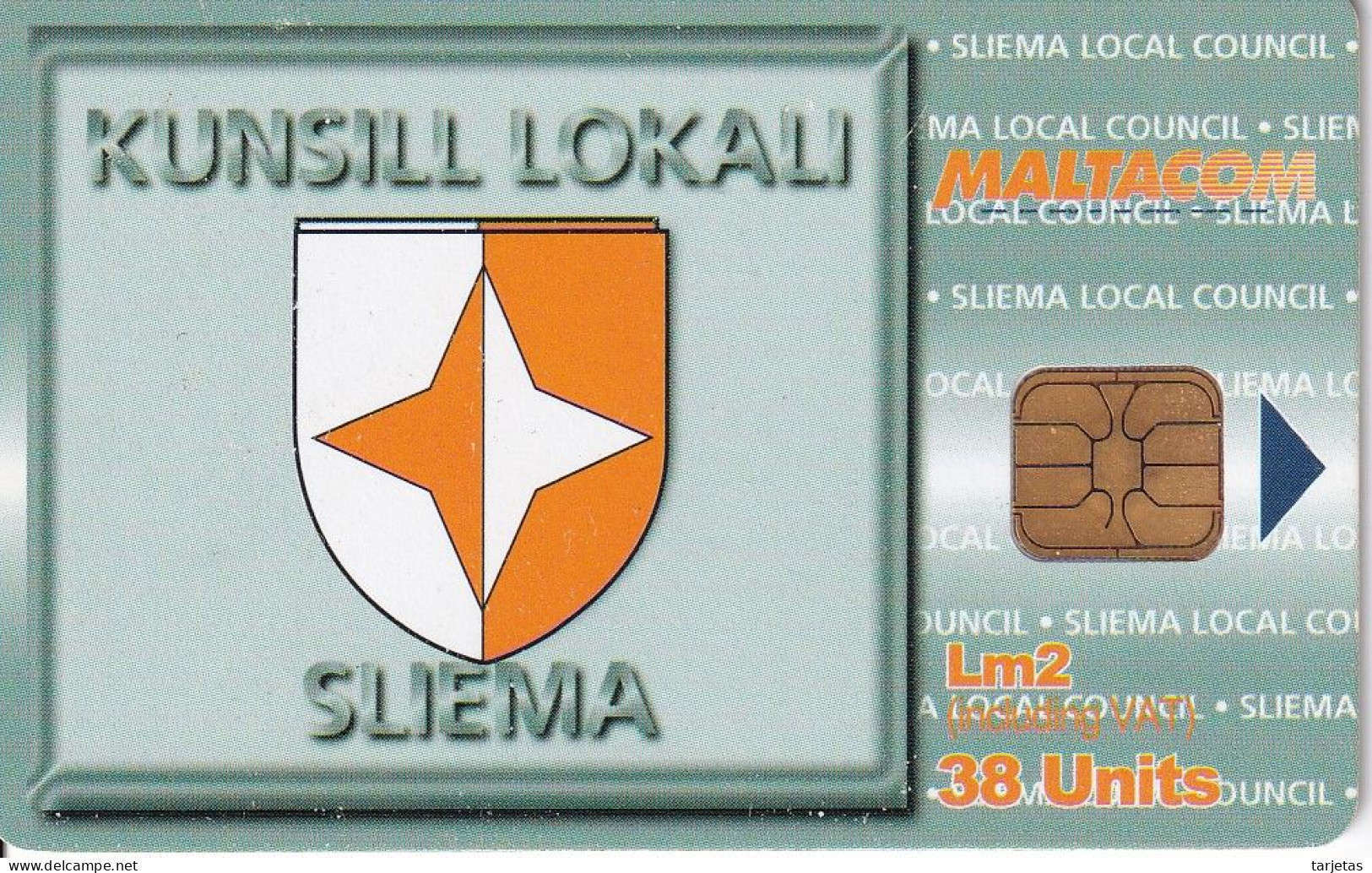 TARJETA DE MALTA DE KUNSILL LOKALI SLIEMA - Malta