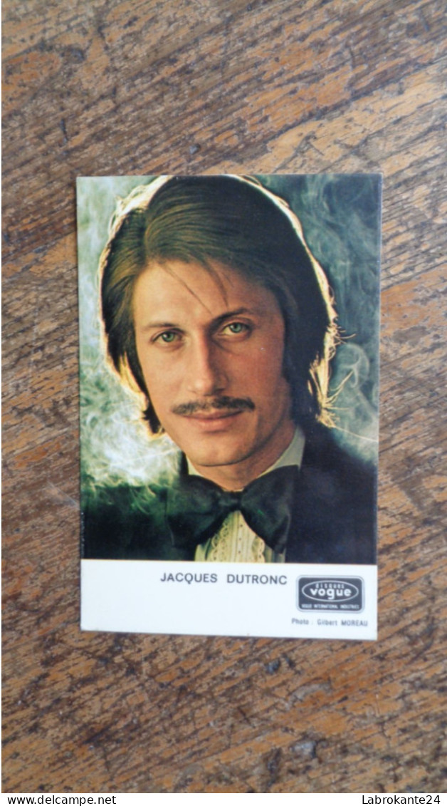 REF 633 : Autographe Original Jacques DUTRONC - Chanteurs & Musiciens